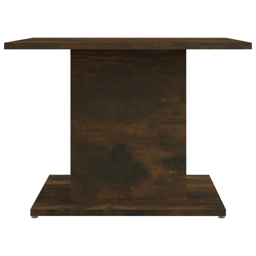 vidaXL Coffee Table Smoked Oak 21.9"x21.9"x15.7" Engineered Wood