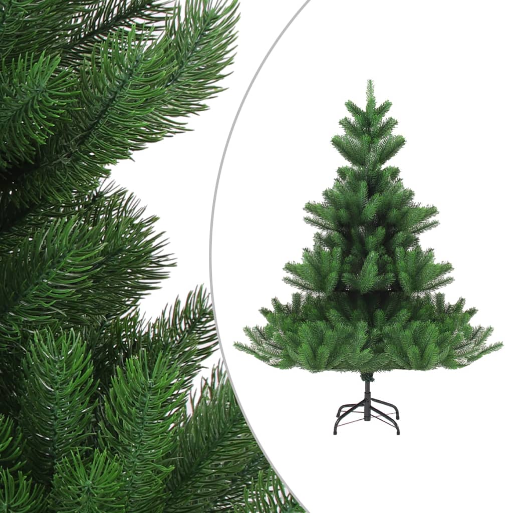 vidaXL Nordmann Fir Artificial Pre-lit Christmas Tree Green 70.9"