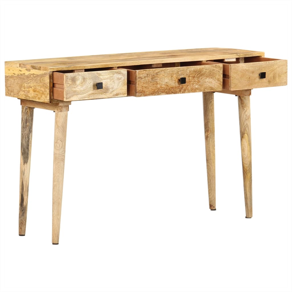 vidaXL Console Table 45.3"x13.8"x29.9" Solid Mango Wood