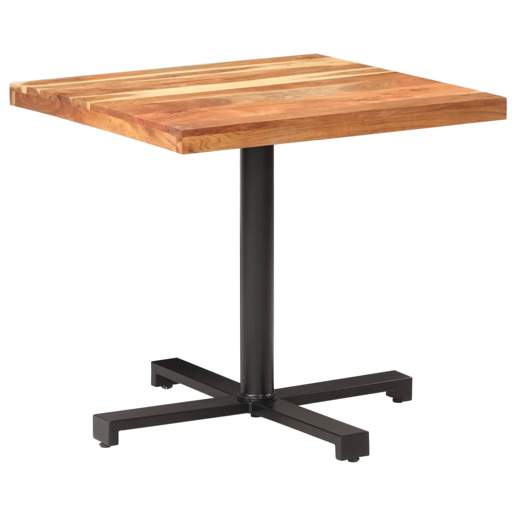 vidaXL Bistro Table Square 31.5"x31.5"x29.5" Solid Acacia Wood