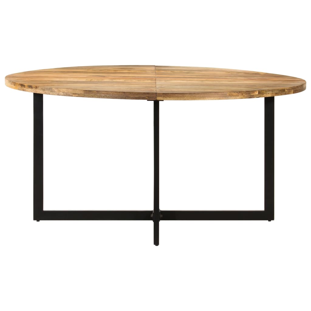 vidaXL Dining Table 59.1"x29.5" Solid Wood Mango