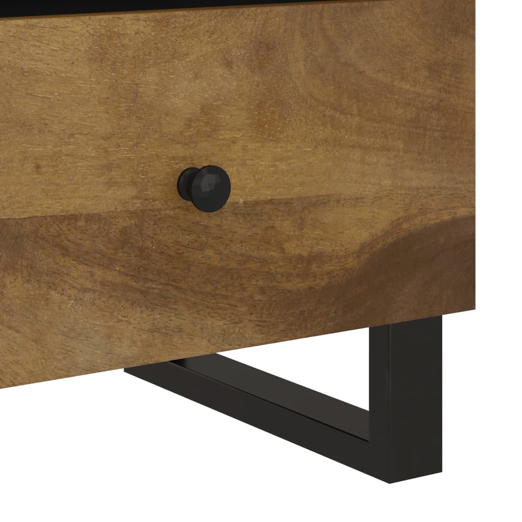 vidaXL Bedside Cabinet Solid Wood Mango&Engineered Wood