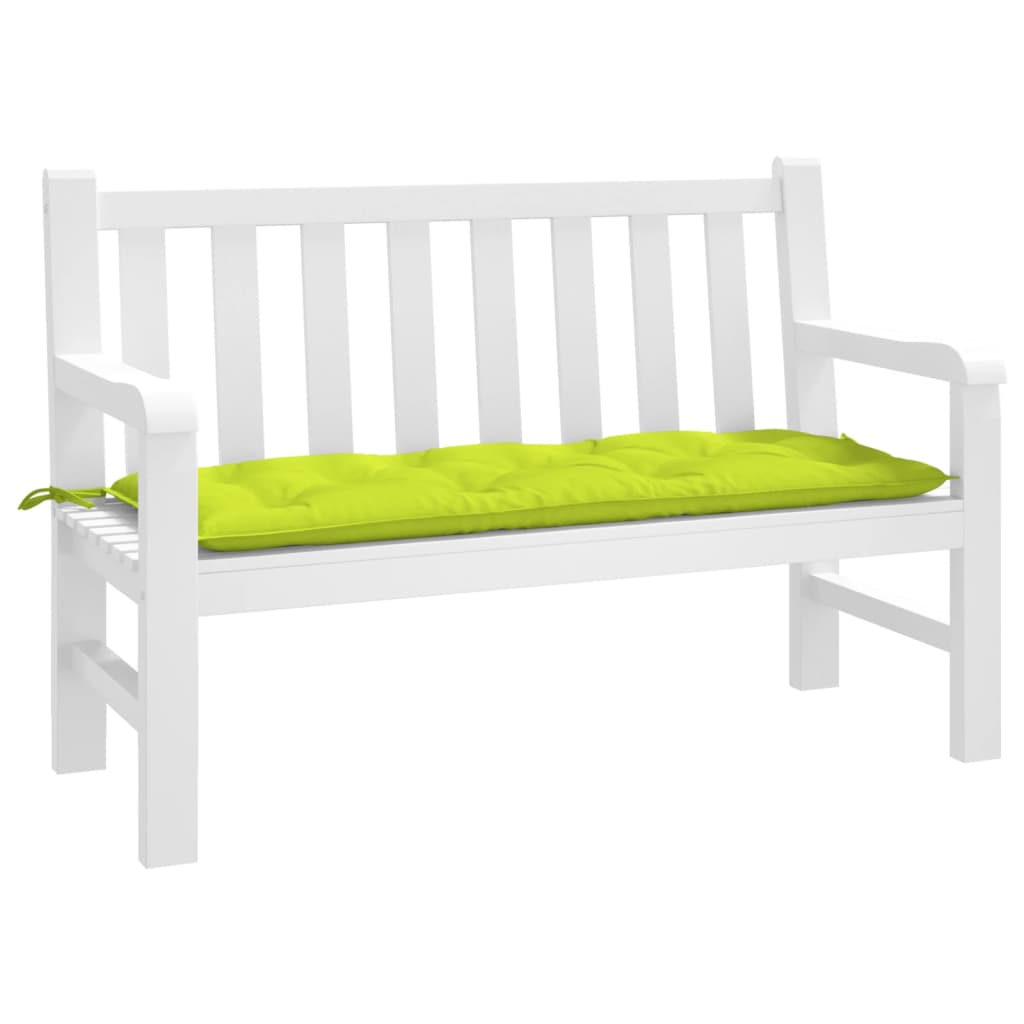 vidaXL Garden Bench Cushion Bright Green 47.2"x19.7"x2.8" Oxford Fabric