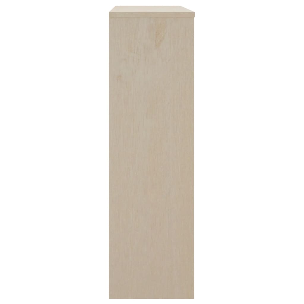 vidaXL Top for Highboard HAMAR Honey Brown 35.4"x11.8"x39.4" Solid Wood Pine