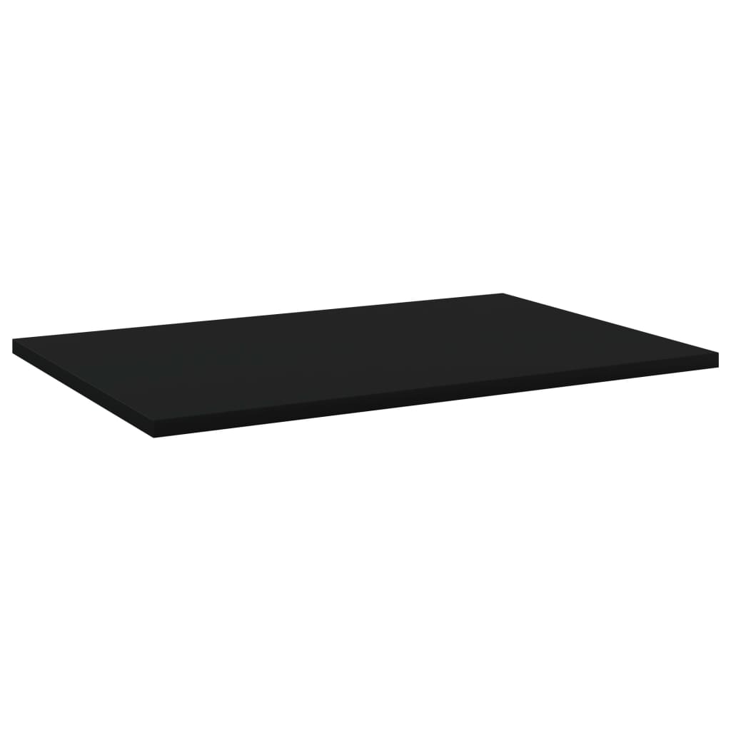 vidaXL Bookshelf Boards 8 pcs Black 23.6"x15.7"x0.6" Engineered Wood