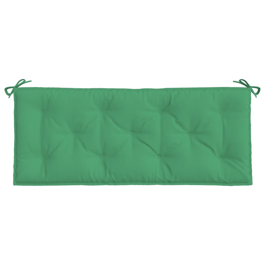 vidaXL Garden Bench Cushions 2pcs Green 47.2"x19.7"x2.8" Oxford Fabric