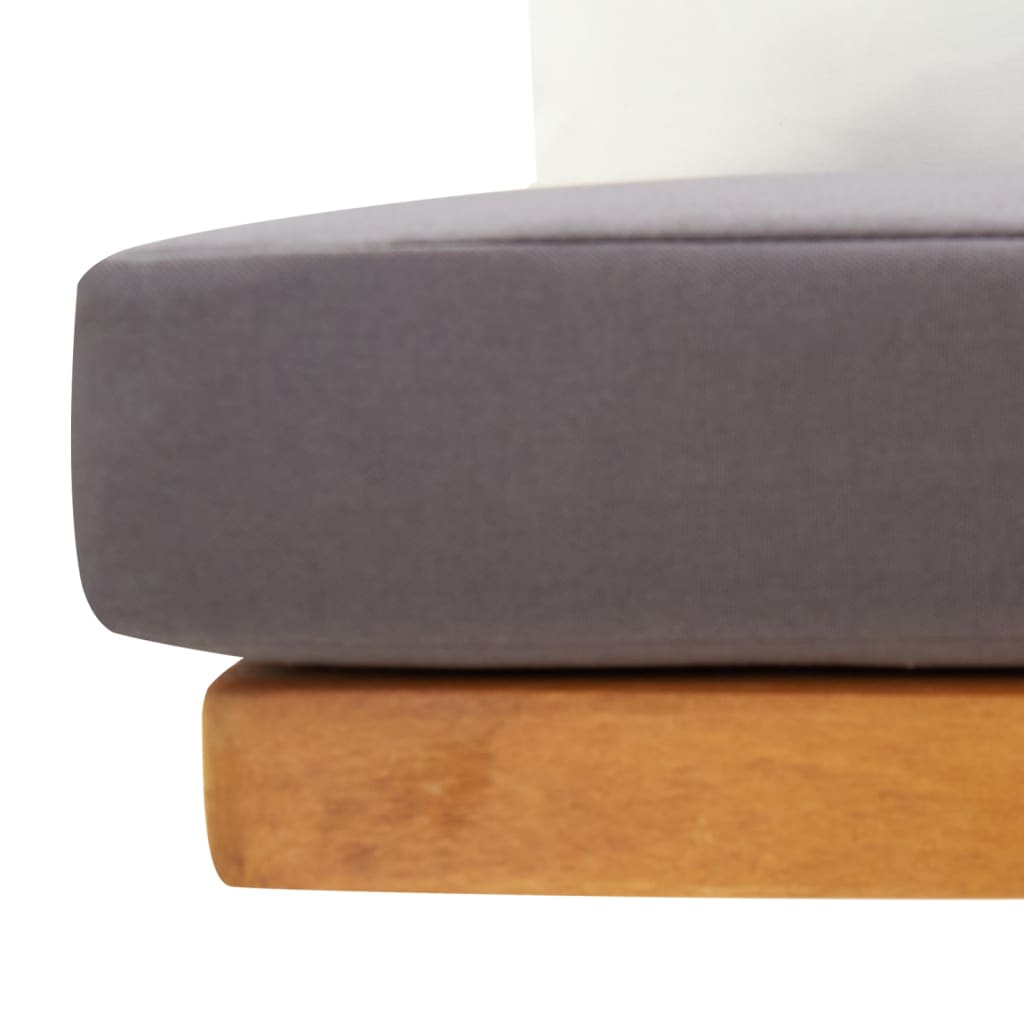 vidaXL Patio Corner Sofa with Cushions Solid Acacia Wood