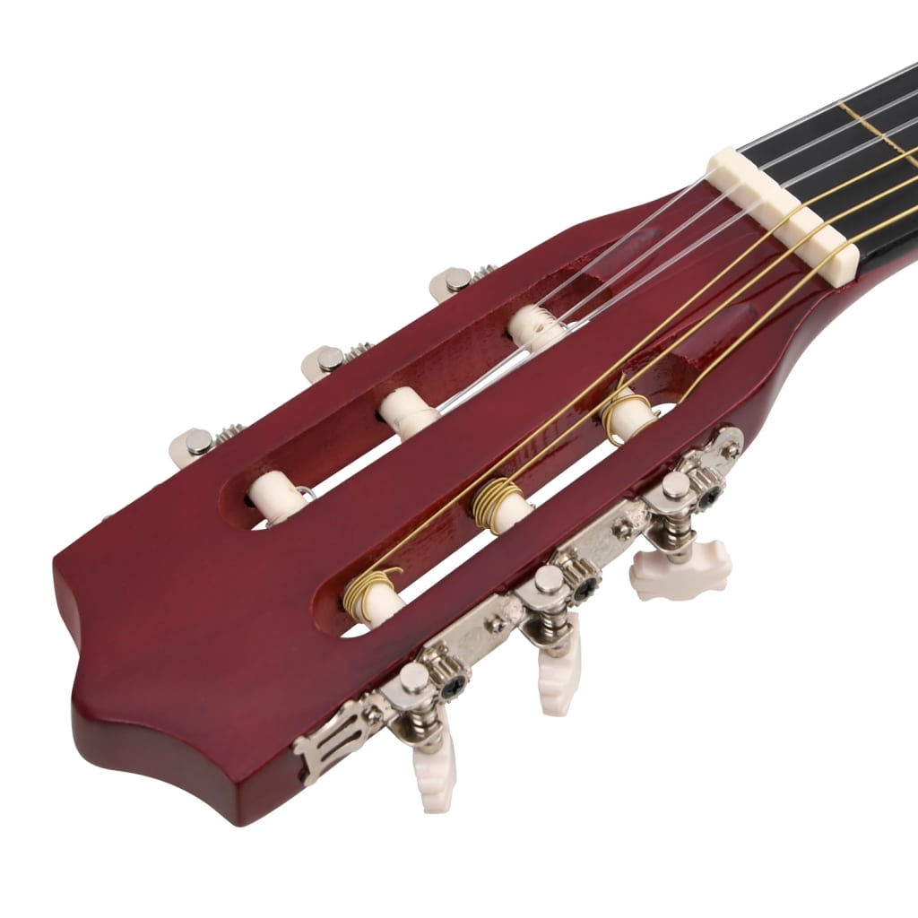 vidaXL 12 Piece Western Acoustic Cutaway Guitar Set with 6 Strings 38"
