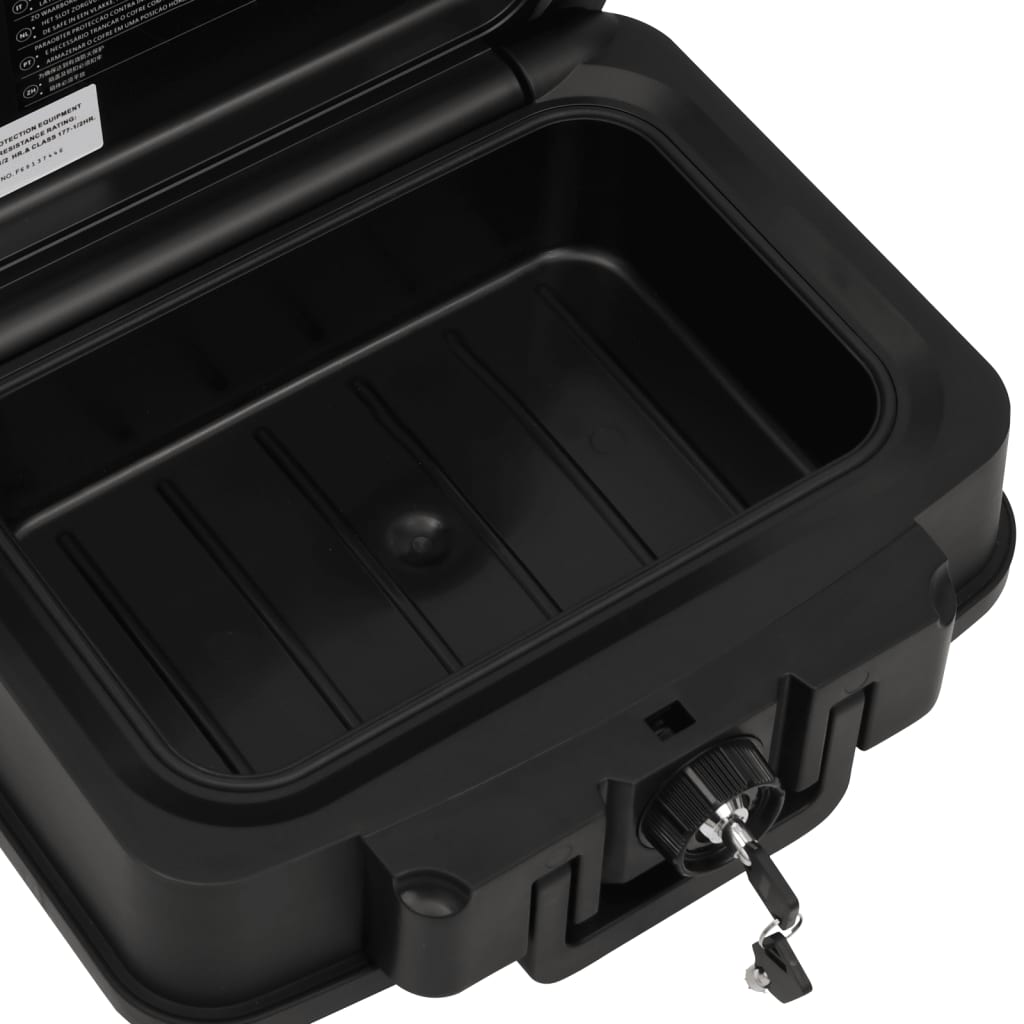 vidaXL Safe Box Black 15"x12.8"x6.5"