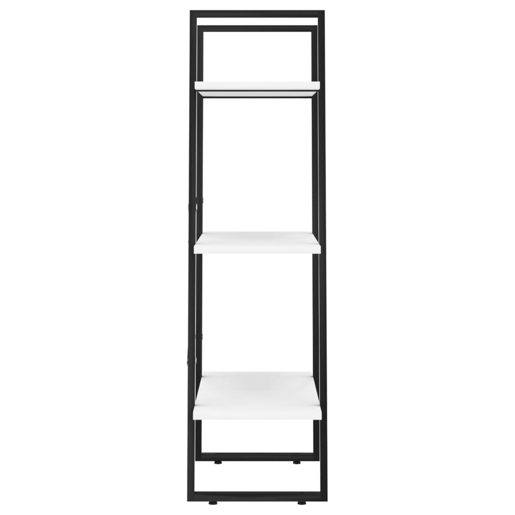 vidaXL Storage Shelf White 23.6"x11.8"x41.3" Chipboard