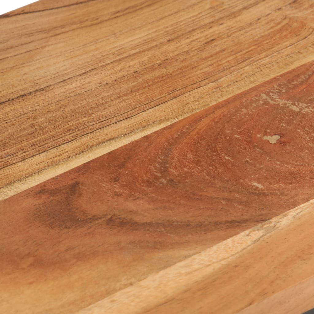 vidaXL Side Tables 2 pcs 12.4"x9.6"x25.4" Solid Acacia Wood