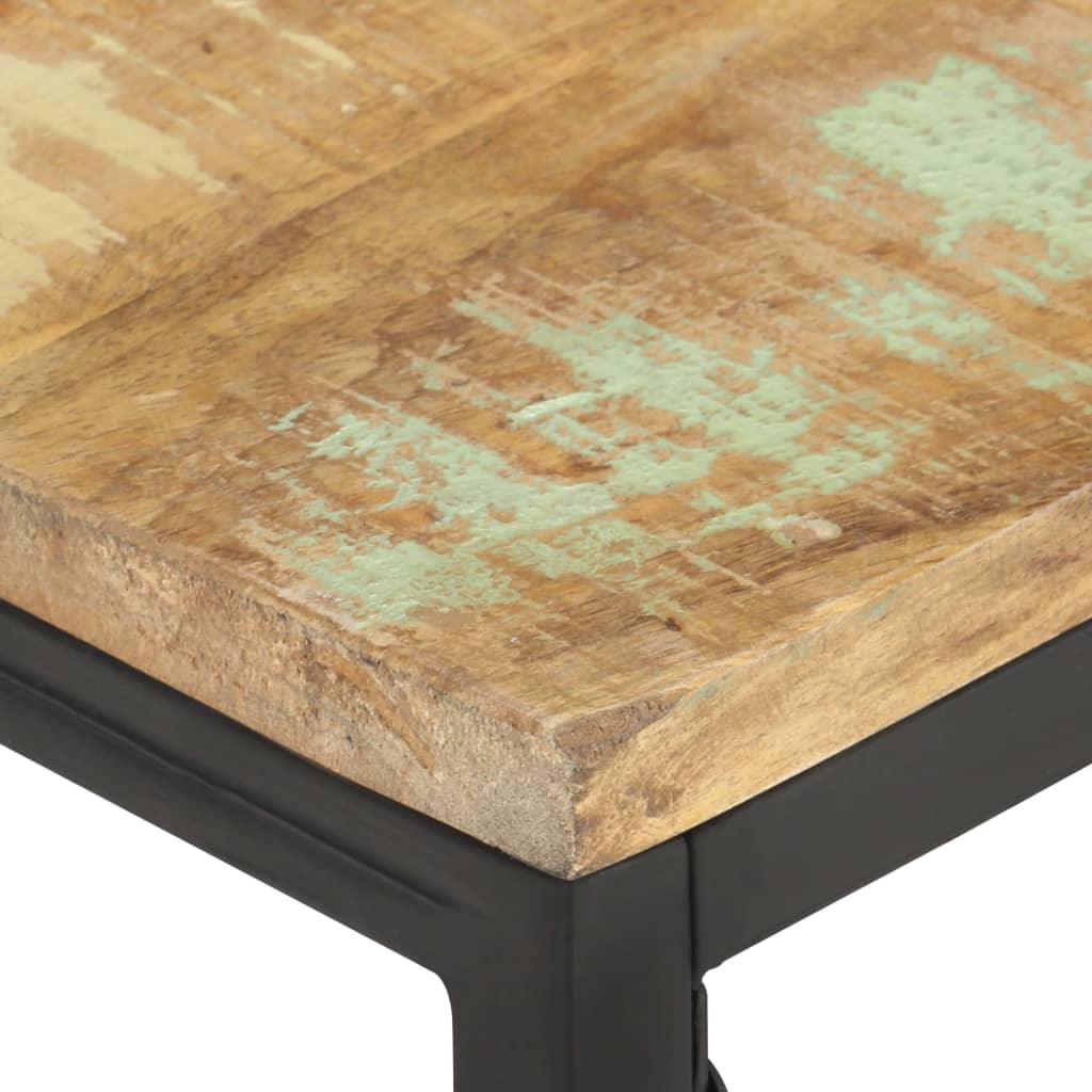 vidaXL Coffee Table 43.3"x23.6"x13.8" Solid Reclaimed Wood