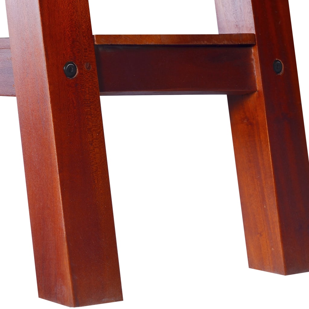 vidaXL Console Table Classical Brown 35.4"x11.8"x29.5" Solid Mahogany Wood