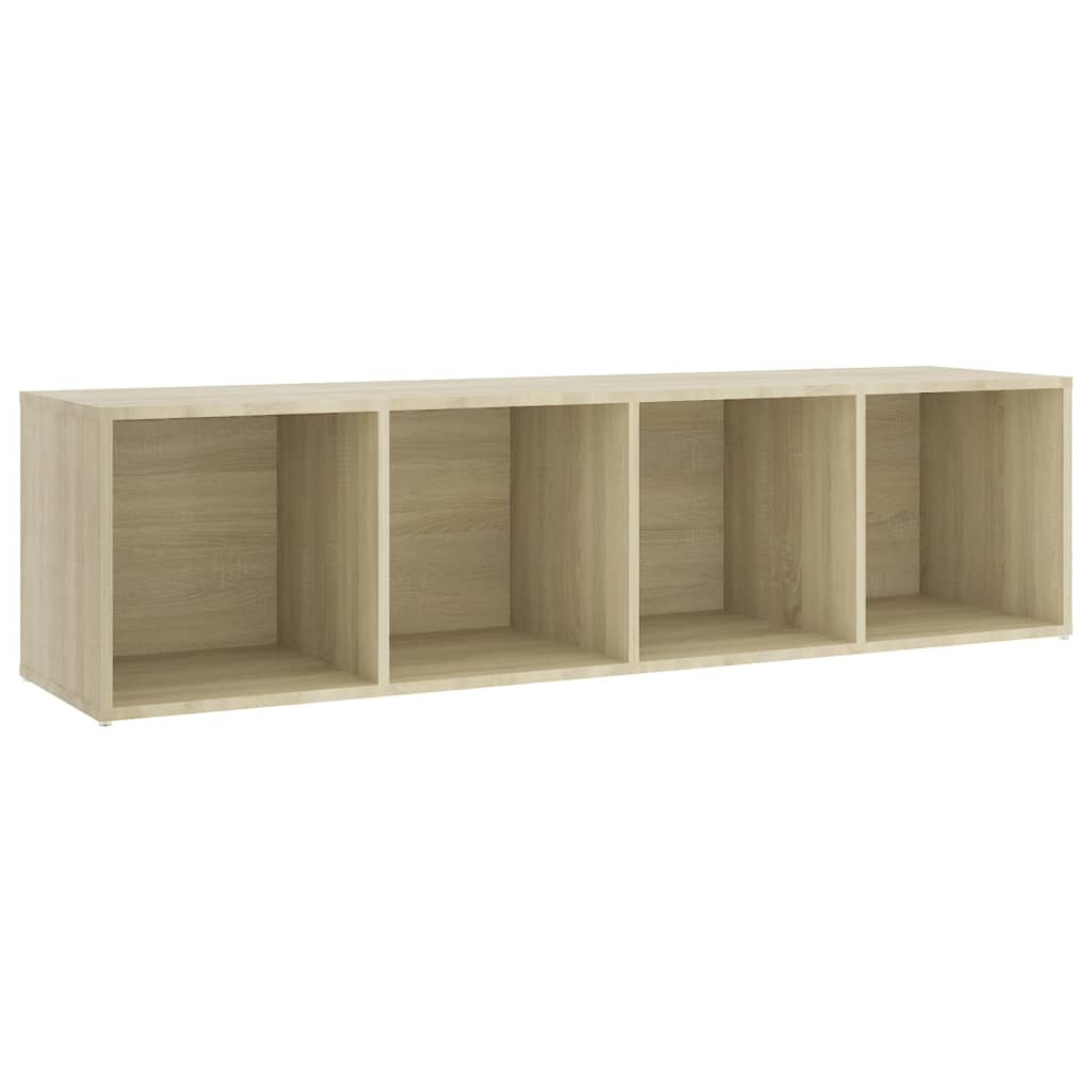 vidaXL TV Cabinets 2 pcs Sonoma Oak 56.1"x13.8"x14.4" Engineered Wood