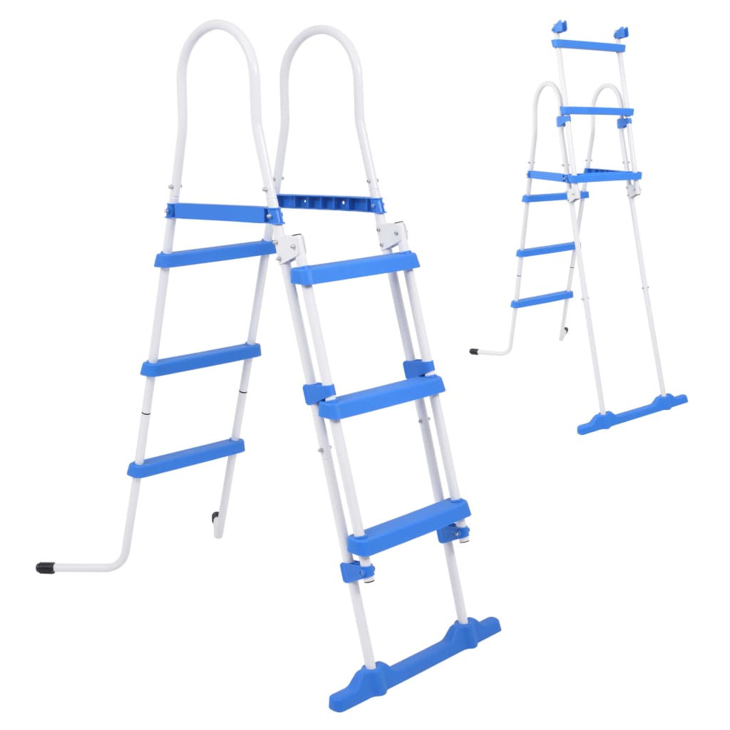 vidaXL Above-Ground Pool Safety Ladder with 3 Steps 42.1"