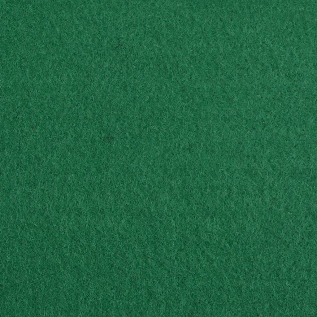 vidaXL Exhibition Carpet Plain 3.3'x39.4' Green