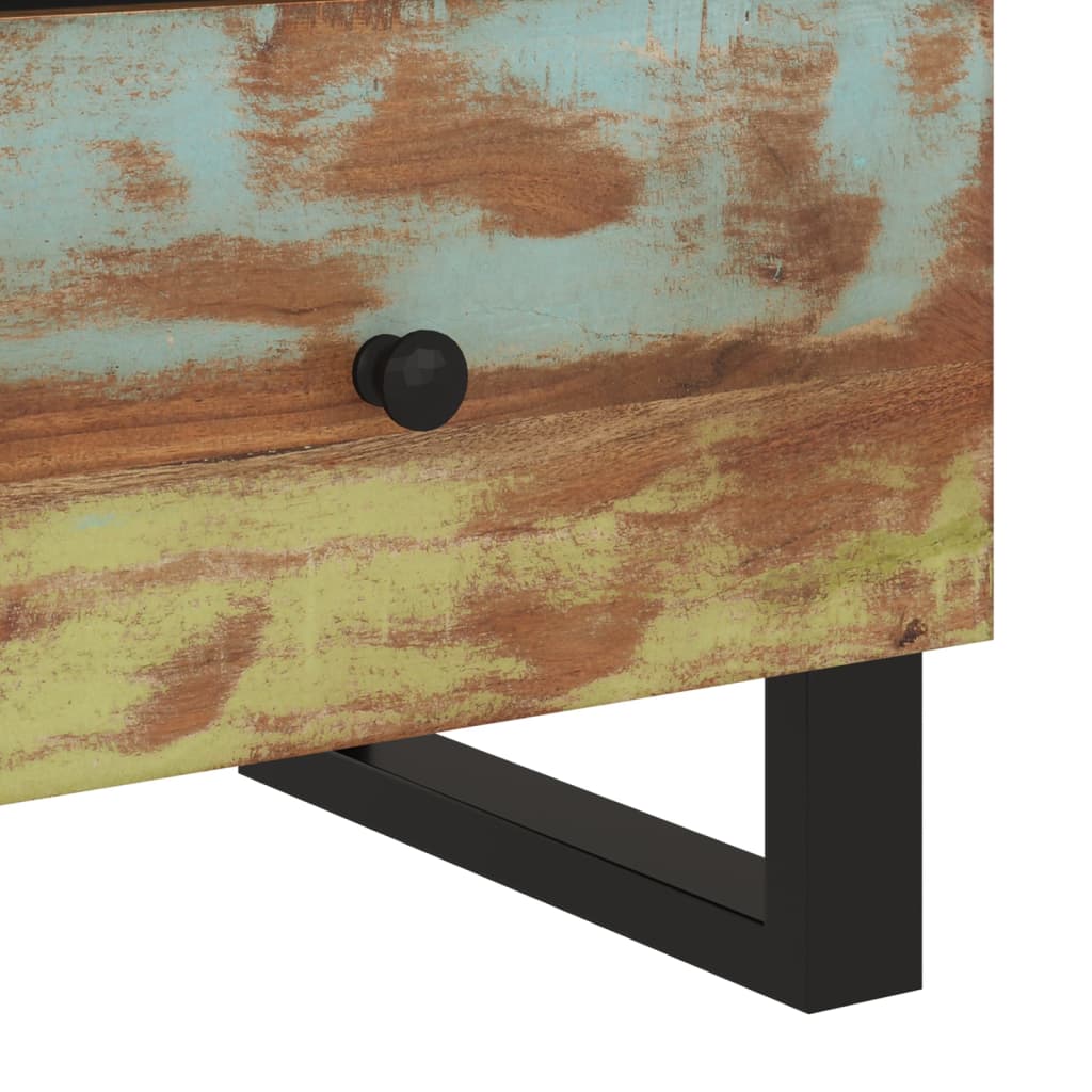 vidaXL Bedside Cabinet Solid Wood Reclaimed&Engineered Wood