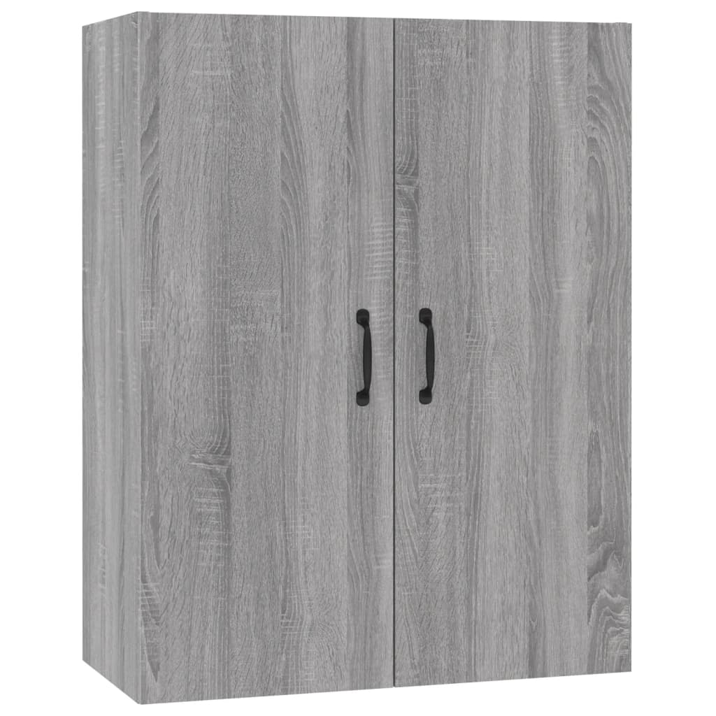 vidaXL Hanging Cabinet Gray Sonoma 27.4"x13.4"x35.4" Engineered Wood