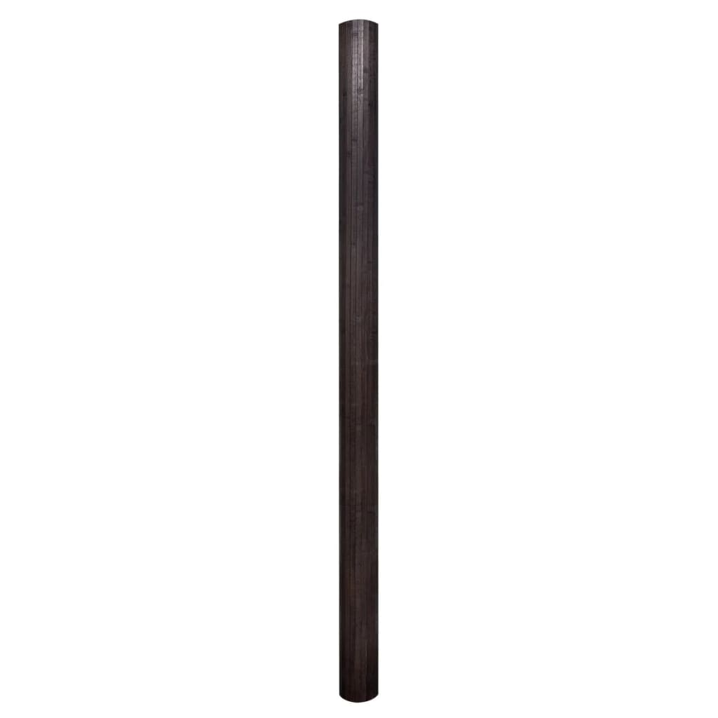vidaXL Room Divider Bamboo Dark Brown 98.4"x65"