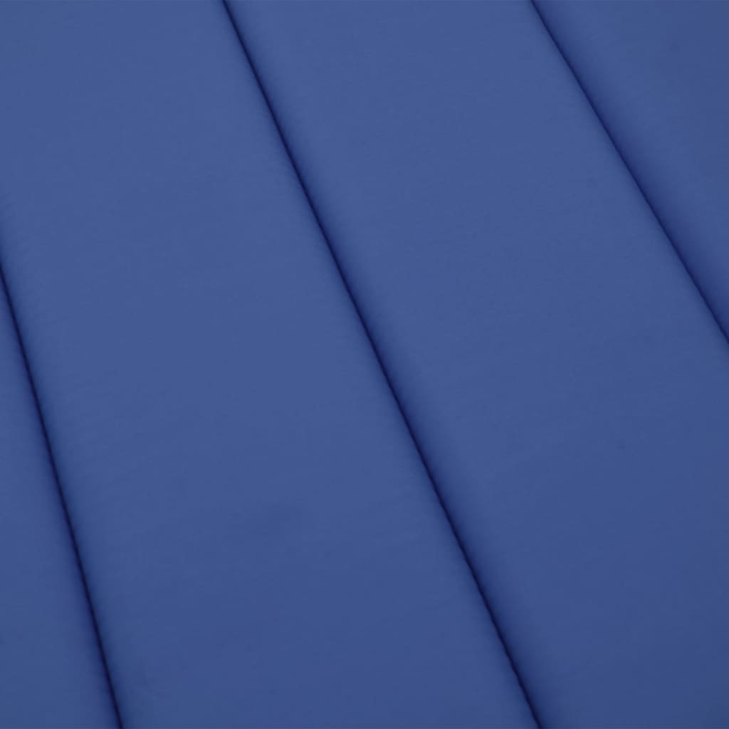 vidaXL Sun Lounger Cushion Royal Blue 78.7"x19.7"x1.2" Fabric