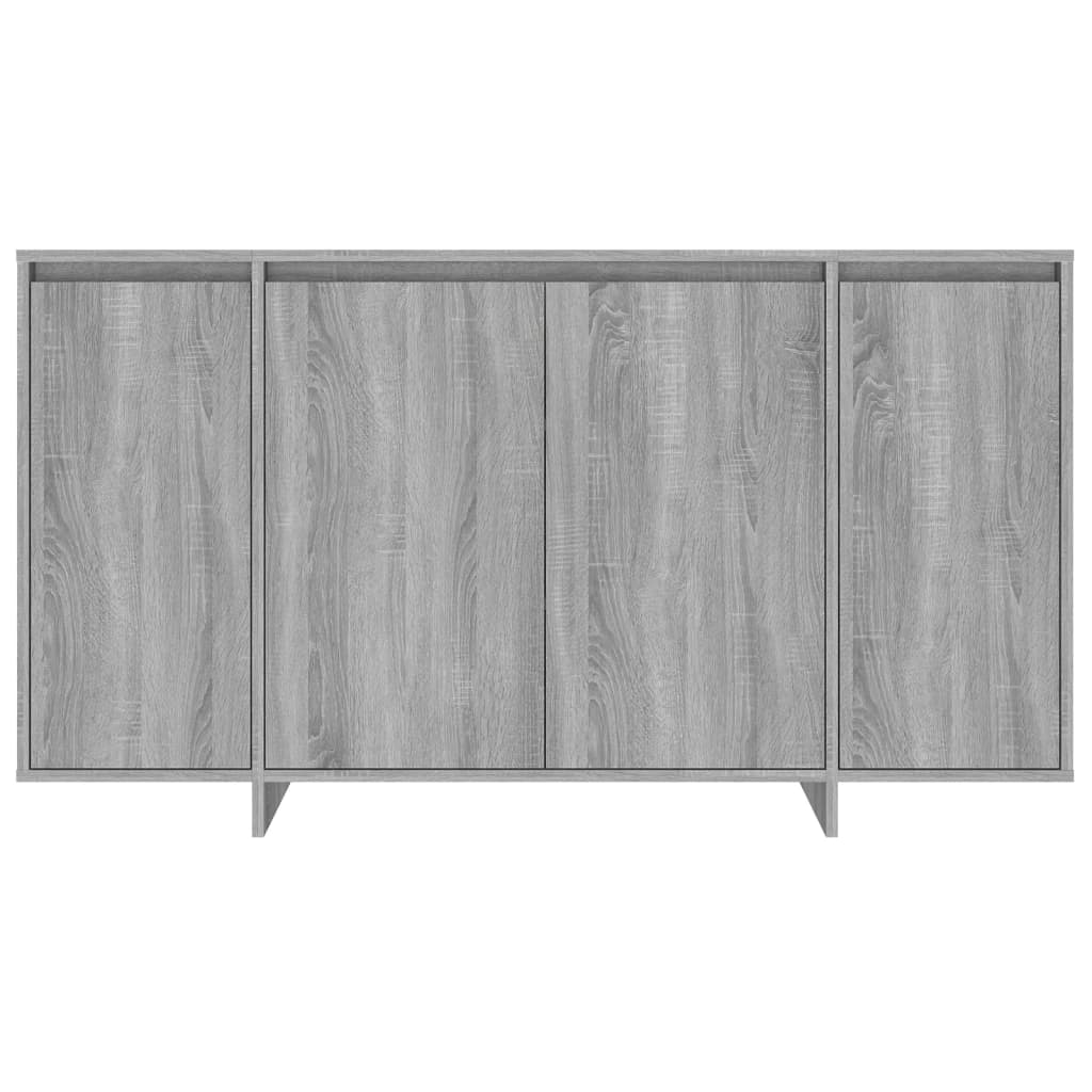 vidaXL Sideboard Gray Sonoma 53.1"x16.1"x29.5" Engineered Wood