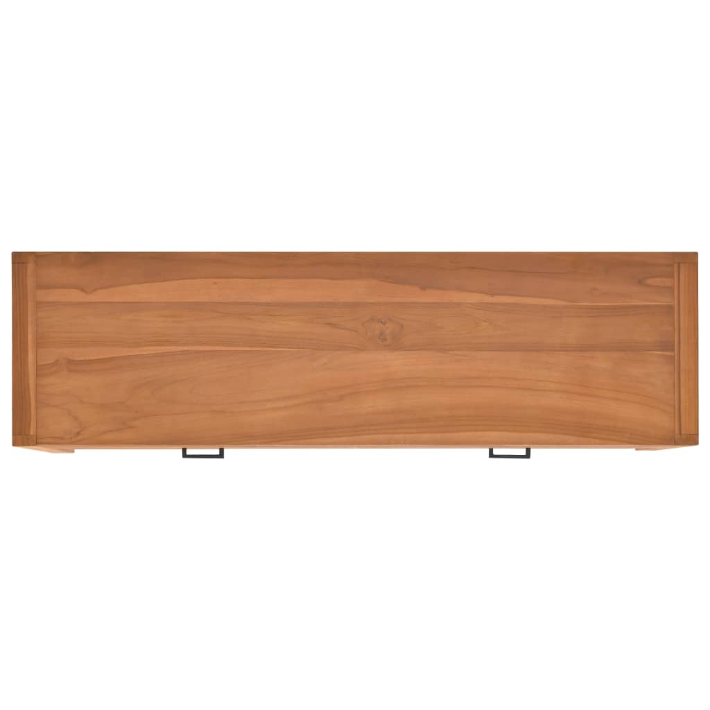 vidaXL TV Cabinet 55.1"x15.7"x17.7" Recycled Teak Wood