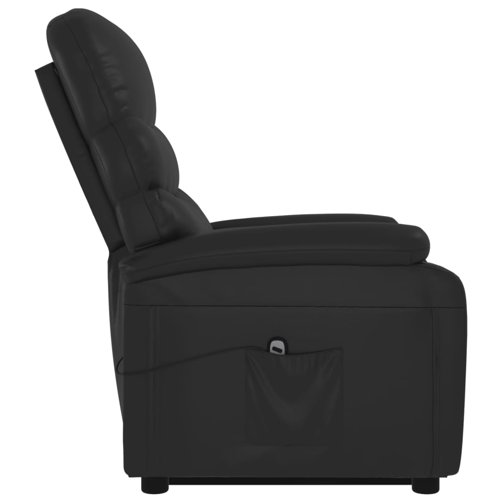 vidaXL Stand up Chair Black Faux Leather