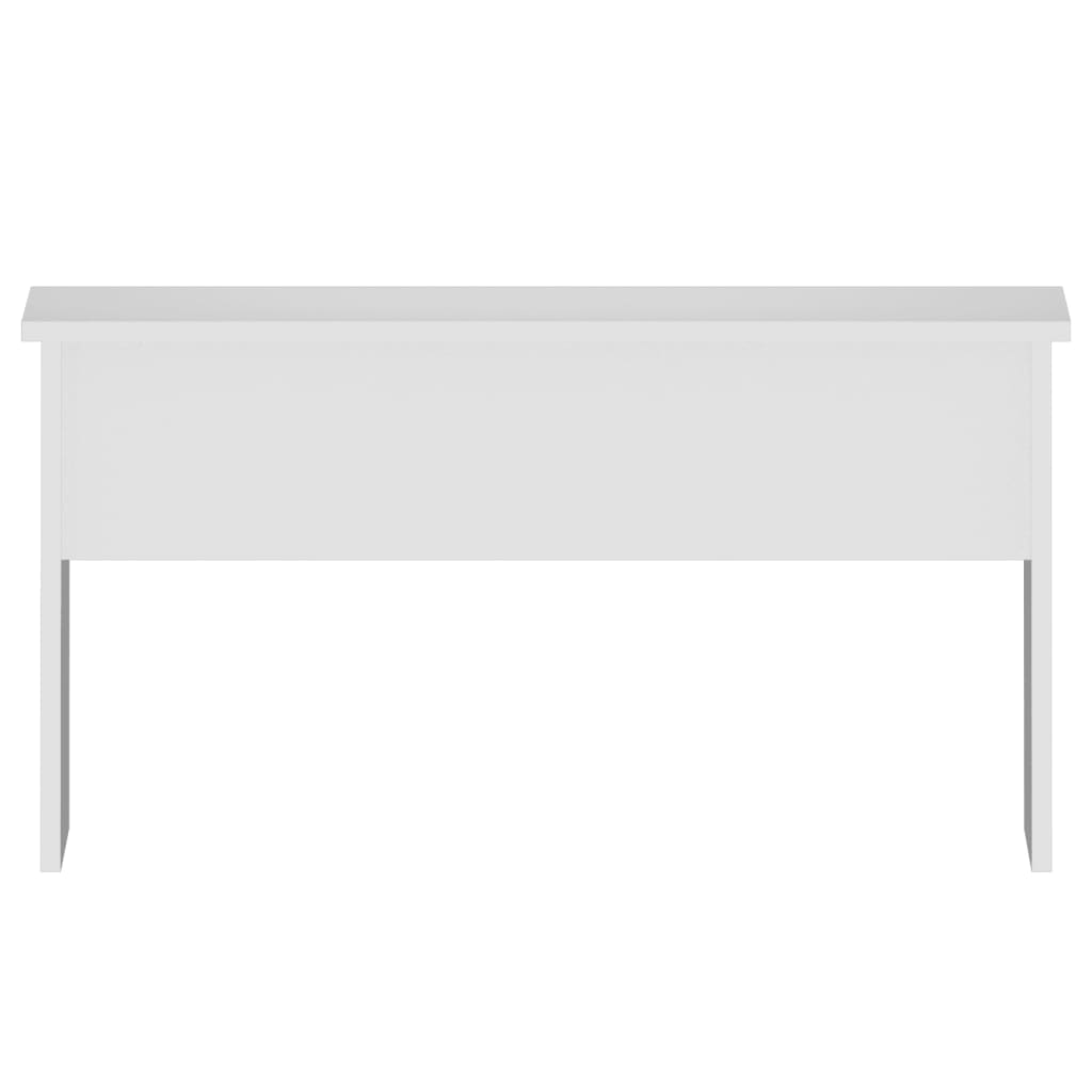 vidaXL Coffee Table White 31.5"x19.9"x16.3" Engineered Wood