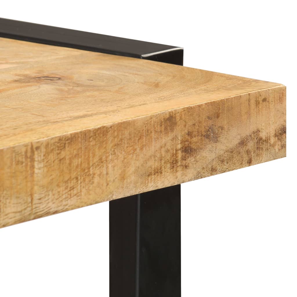 vidaXL Bar Table 47.2"x15.7"x39.8" Rough Mango Wood