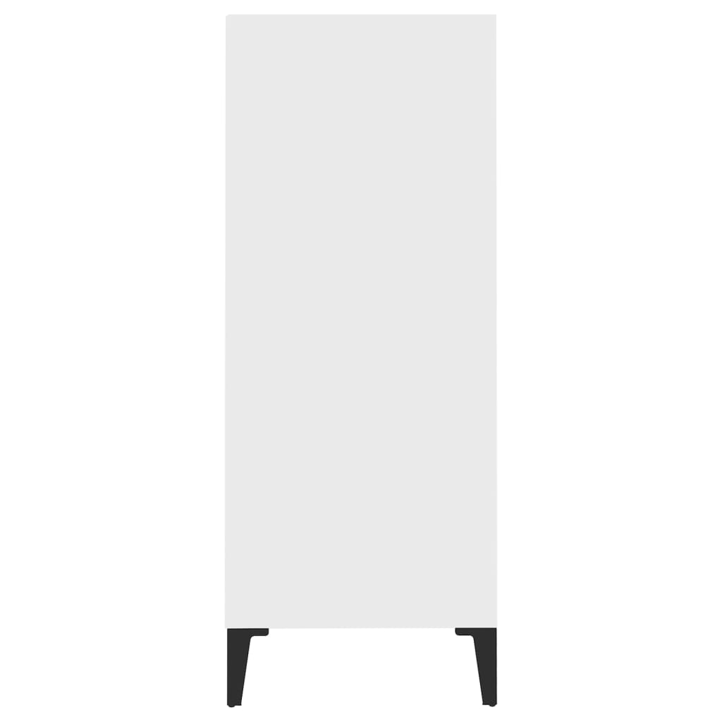 vidaXL Sideboard White 22.4"x13.8"x35.4" Engineered Wood