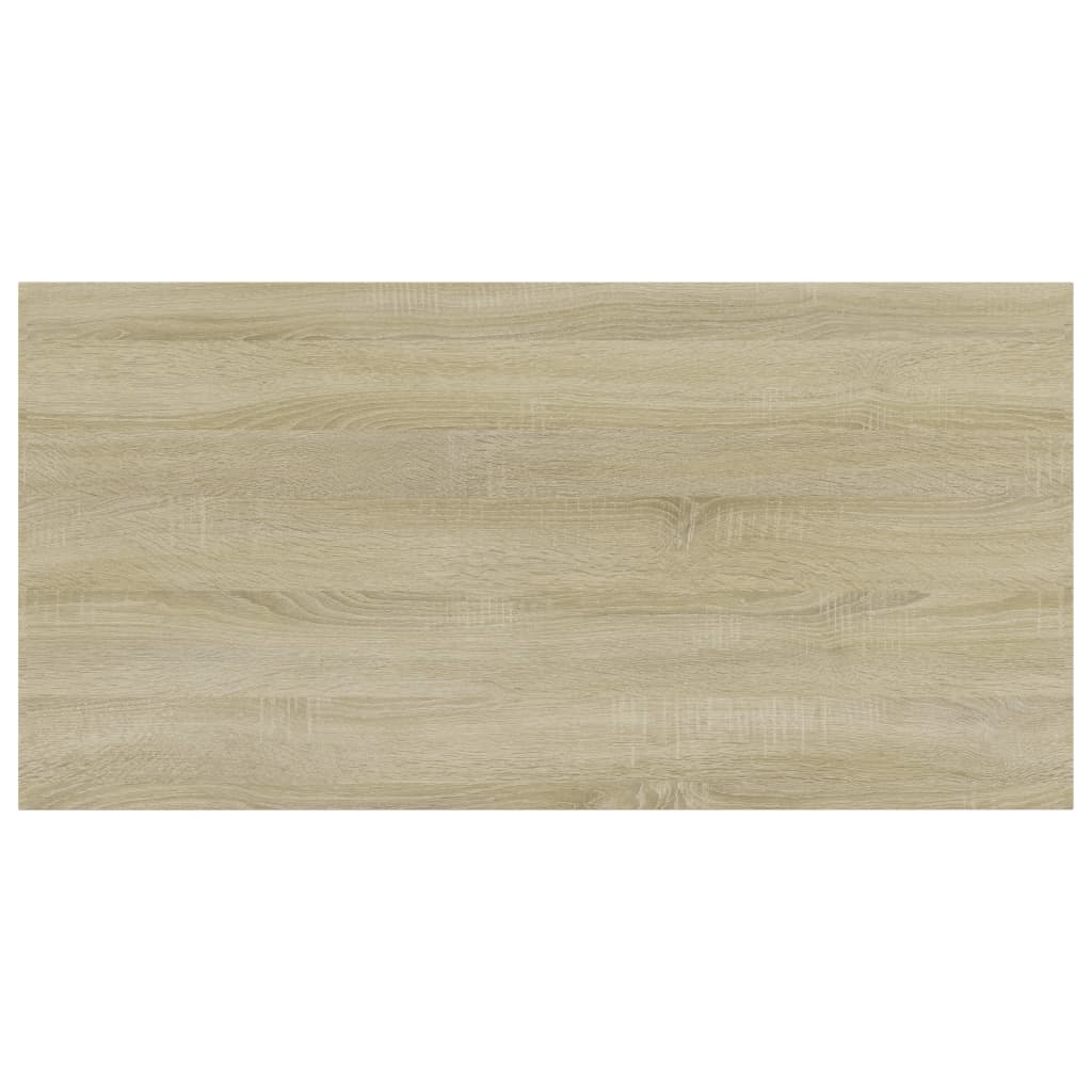 vidaXL Bookshelf Boards 4 pcs Sonoma Oak 31.5"x15.7"x0.6" Engineered Wood