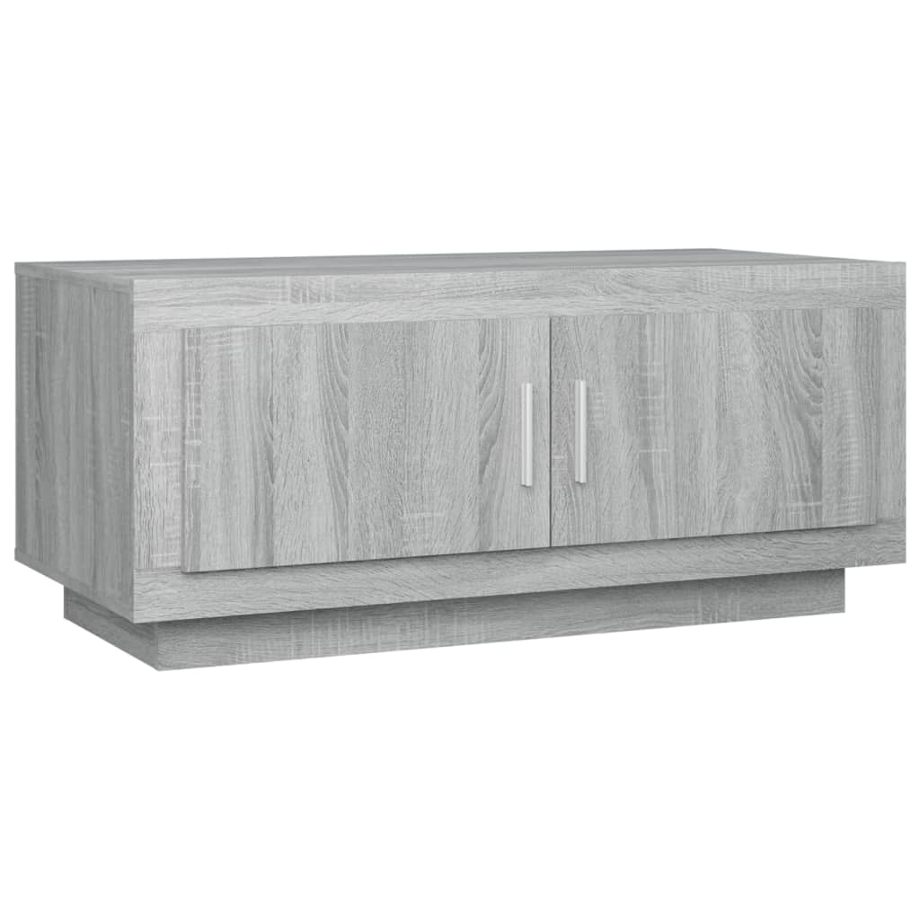 vidaXL Coffee Table Gray Sonoma 40.2"x19.7"x17.7" Engineered Wood