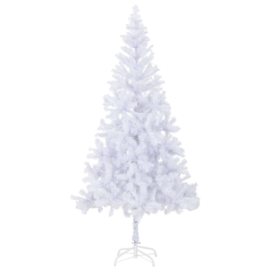 vidaXL Artificial Christmas Tree with LEDs 82.7" 910 Branches