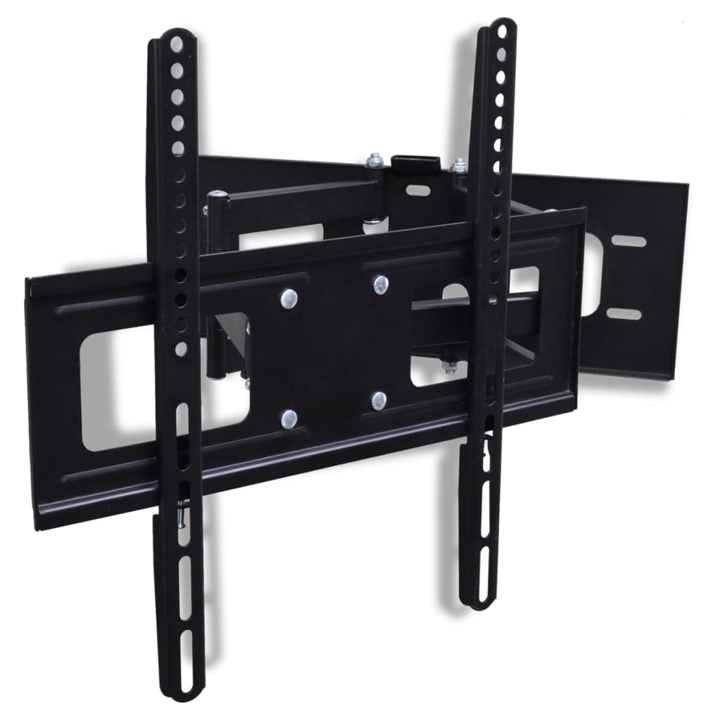 vidaXL Double-arm Tilt/Swivel Wall Mount Bracket 3D 15.7"x15.7" for 32" - 55" TV