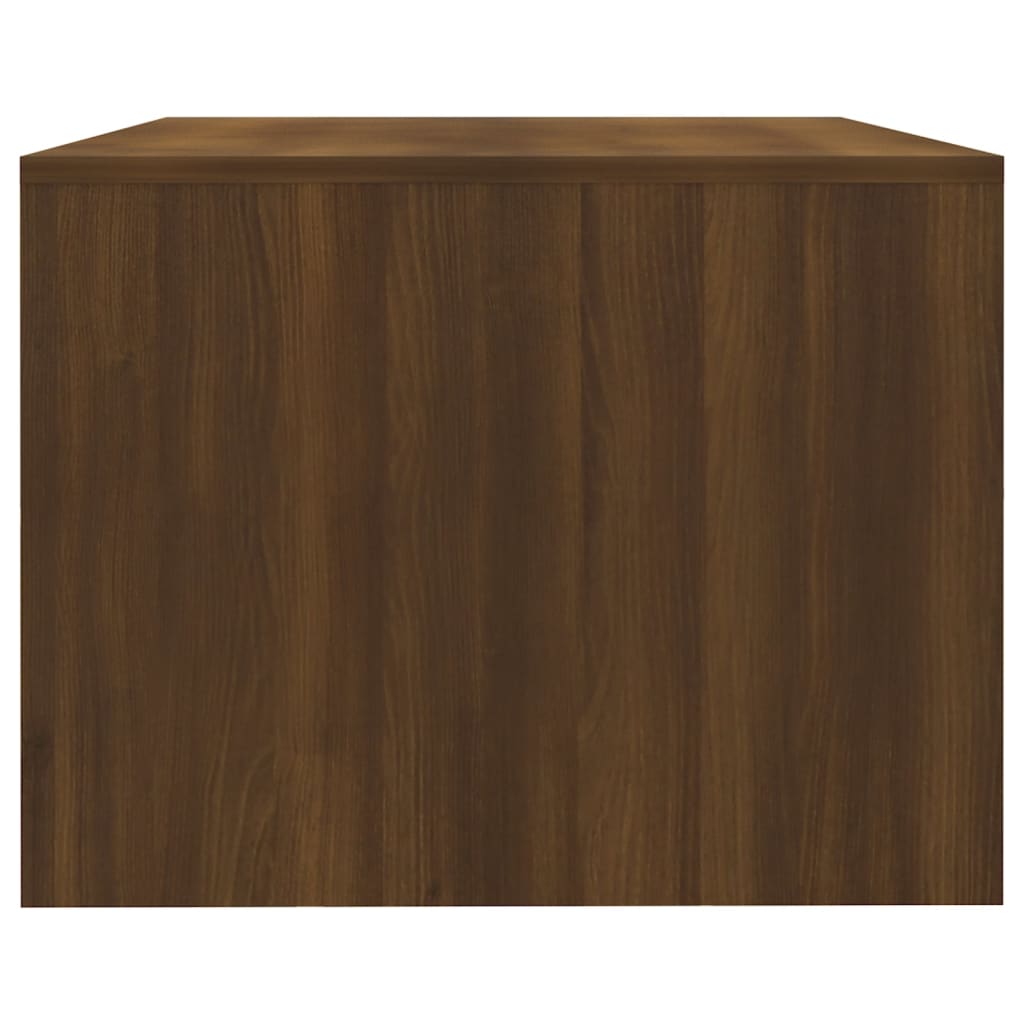 vidaXL Coffee Table Brown Oak 40.2"x21.7"x16.5" Engineered Wood