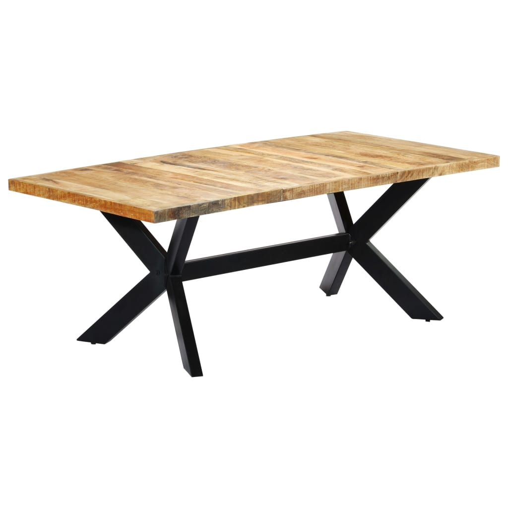 vidaXL Dining Table 78.7"x39.4"x29.5" Solid Mango Wood
