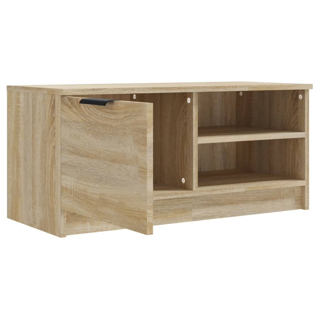 vidaXL TV Cabinets 2 pcs Sonoma Oak 31.5"x13.8"x14.4" Engineered Wood