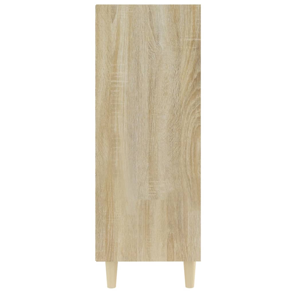 vidaXL Sideboard Sonoma Oak 27.4"x12.8"x35.4" Engineered Wood