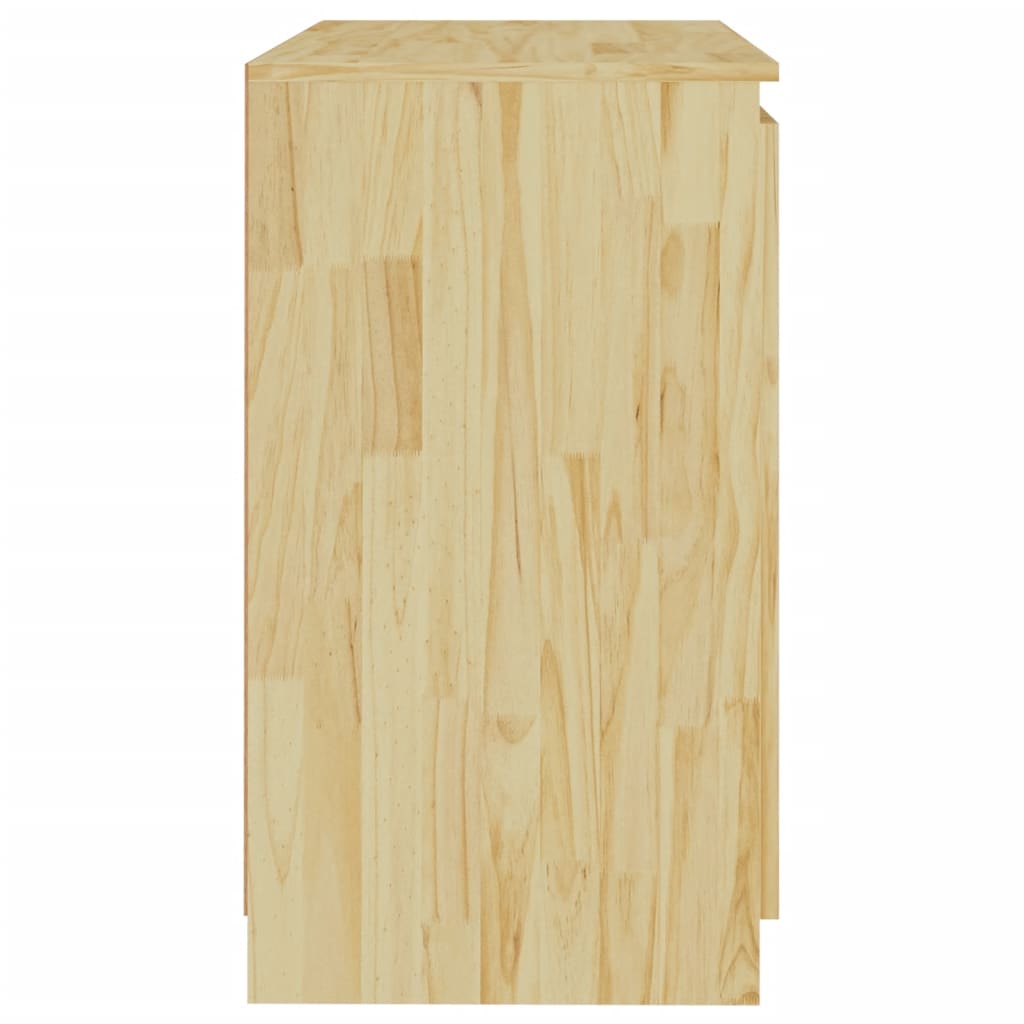 vidaXL Side Cabinet 23.6"x14.2"x25.6" Solid Pinewood