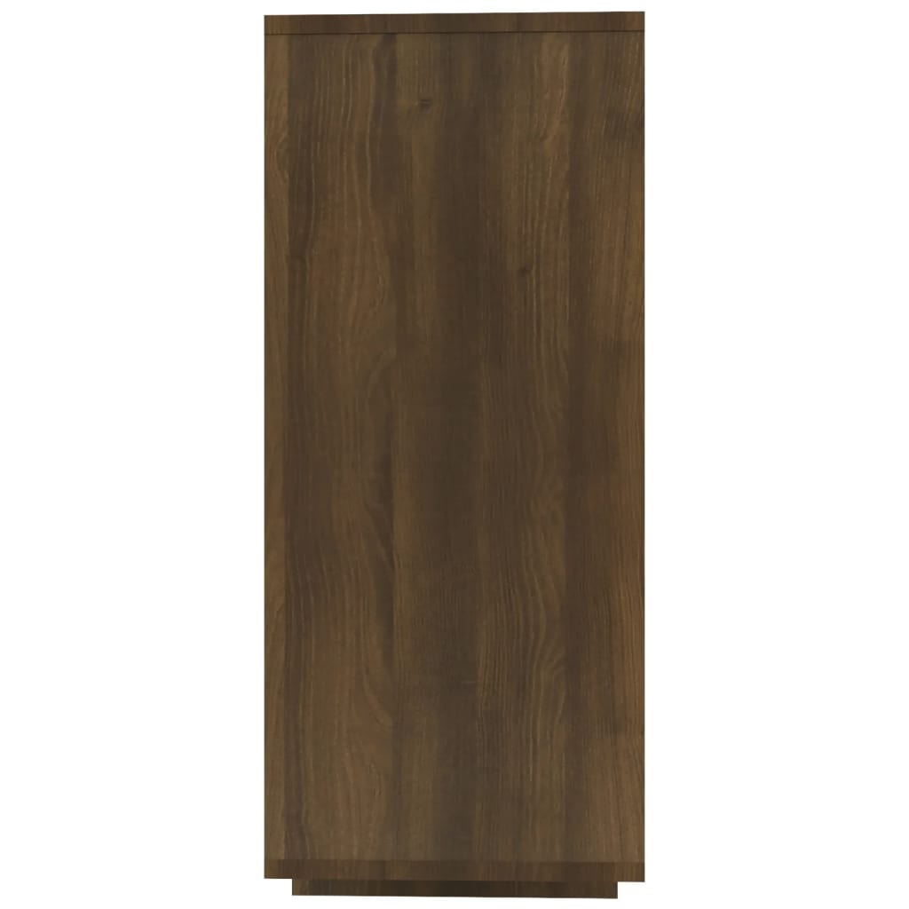 vidaXL Sideboard Brown Oak 47.2"x11.8"x29.5" Engineered Wood