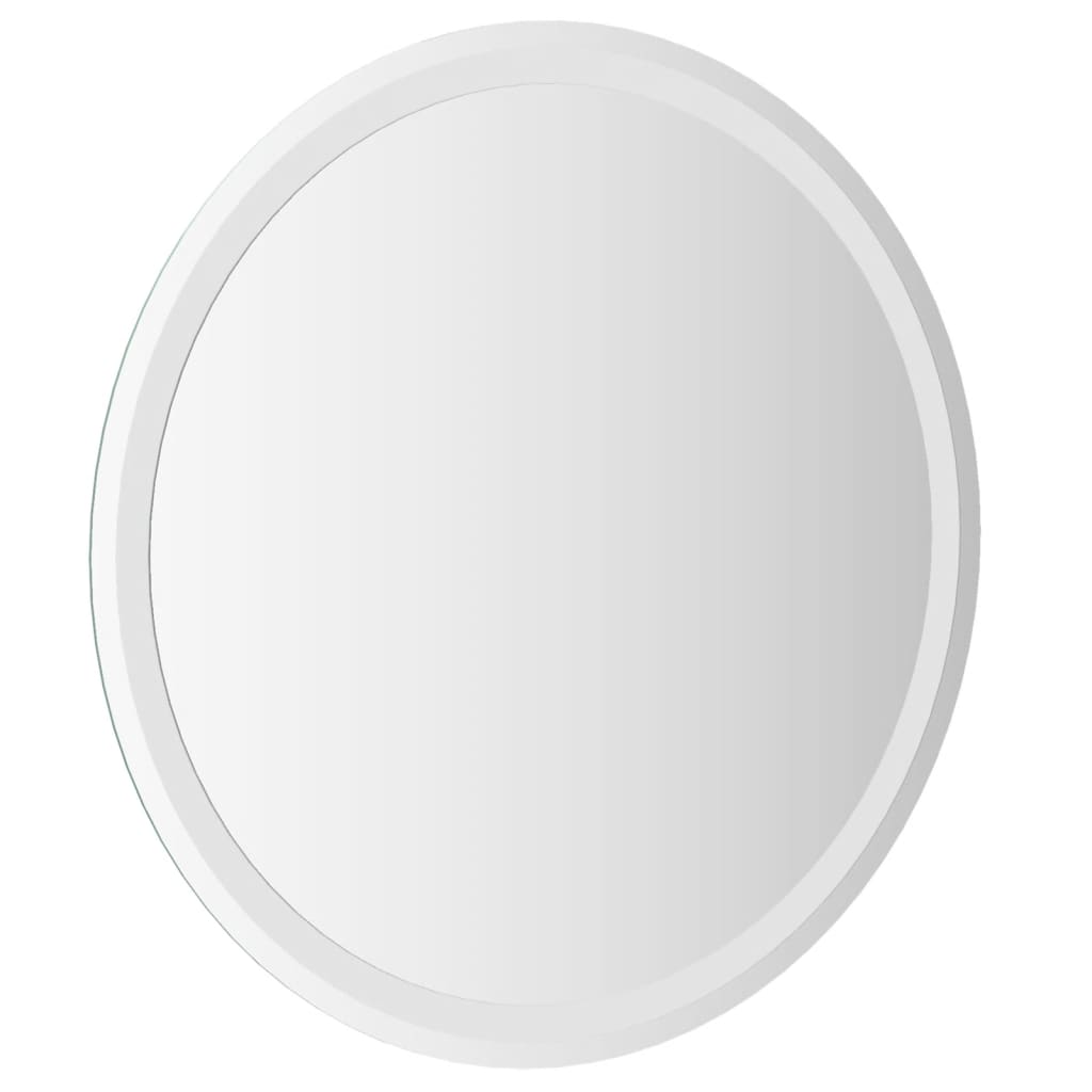 vidaXL LED Bathroom Mirror 27.6" Round