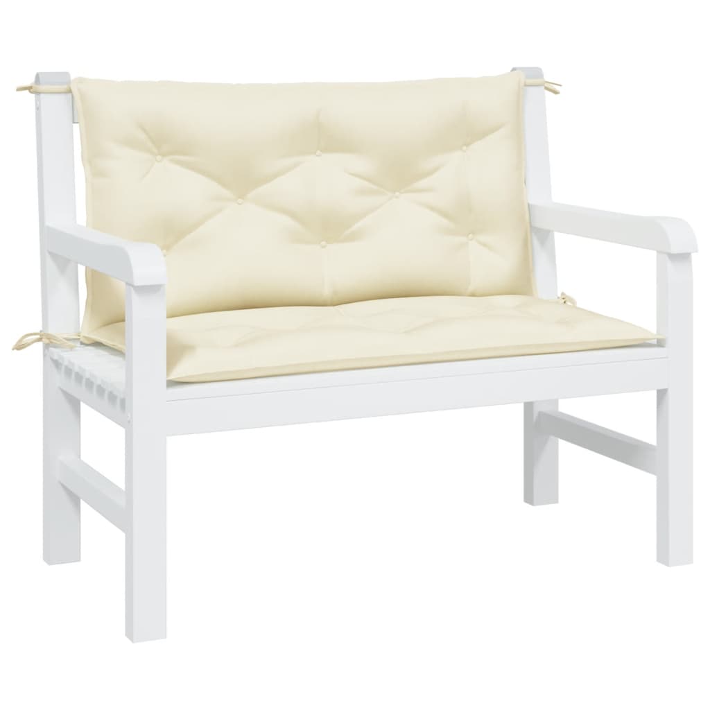 vidaXL Cushion for Swing Chair Cream White 39.4" Fabric