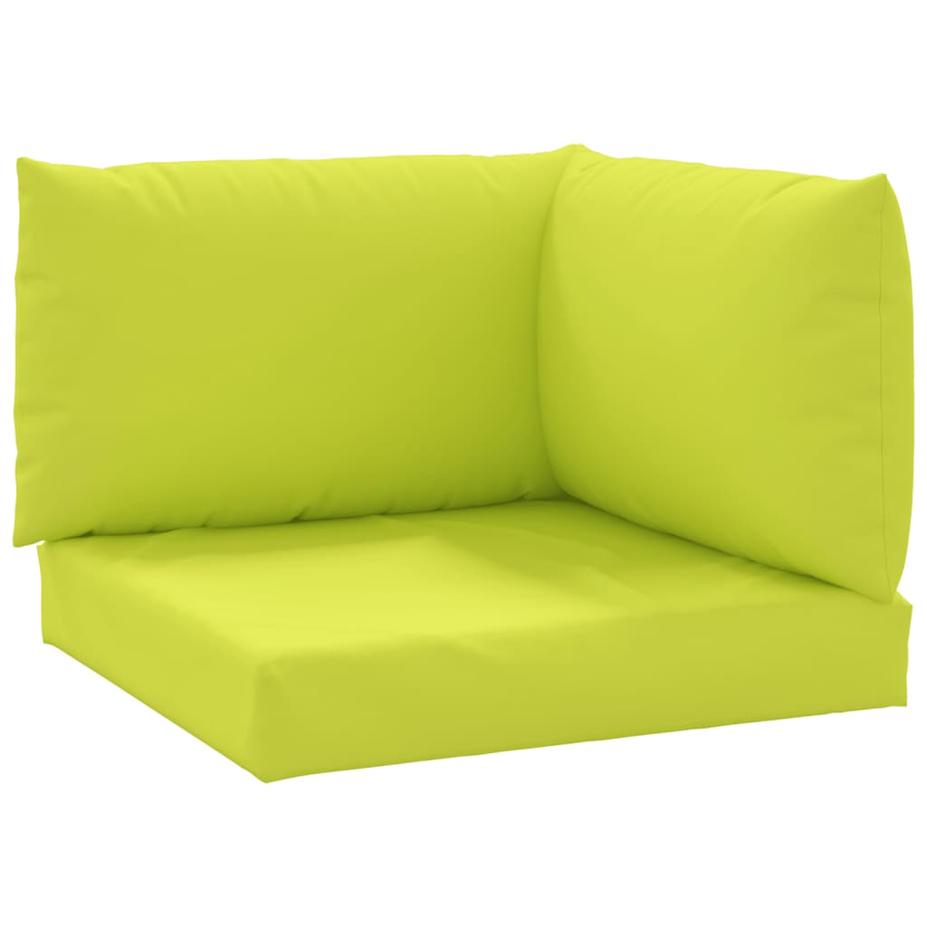 vidaXL Pallet Cushions 3 pcs Bright Green Oxford Fabric