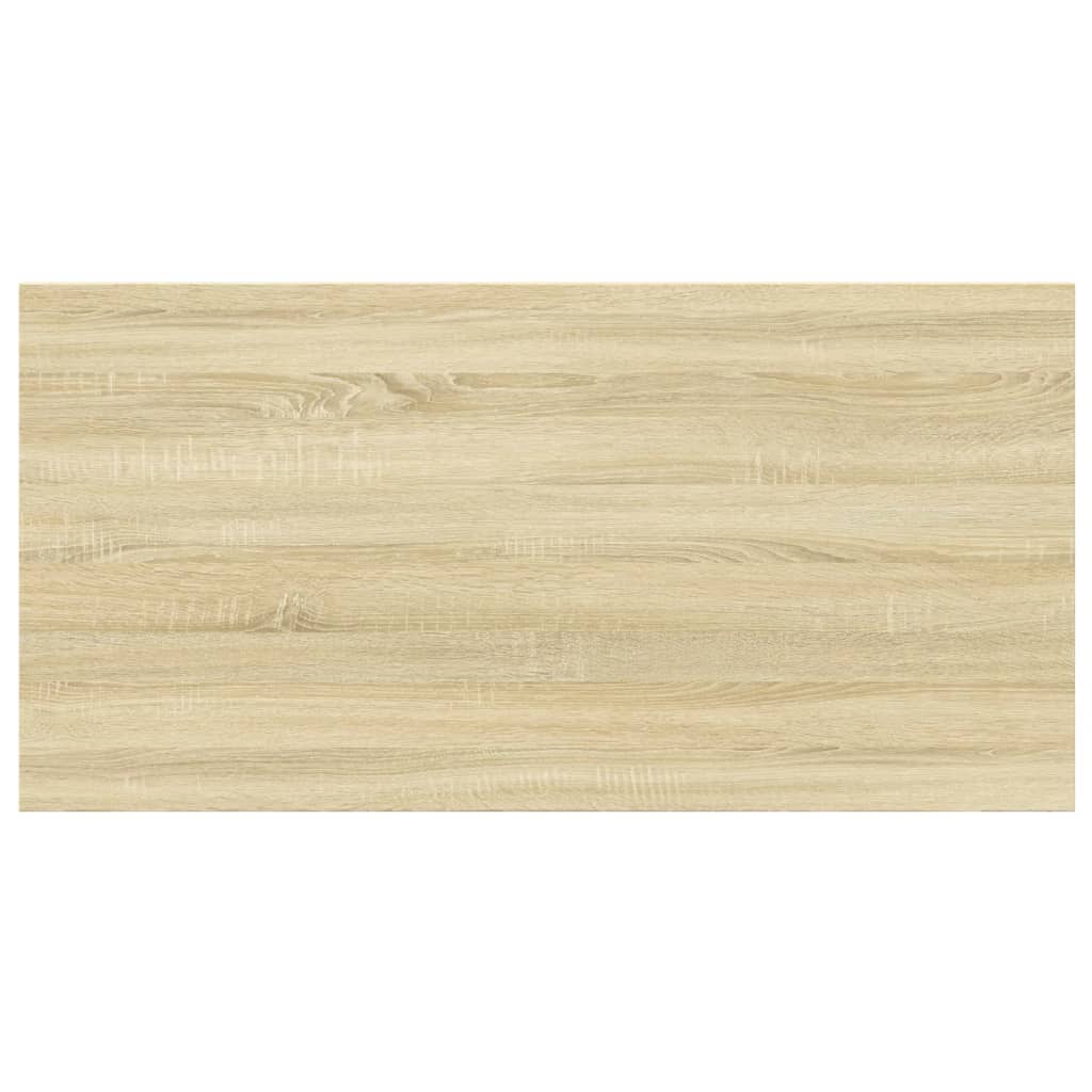 vidaXL Bookshelf Boards 4 pcs Sonoma Oak 23.6"x11.8"x0.6" Engineered Wood