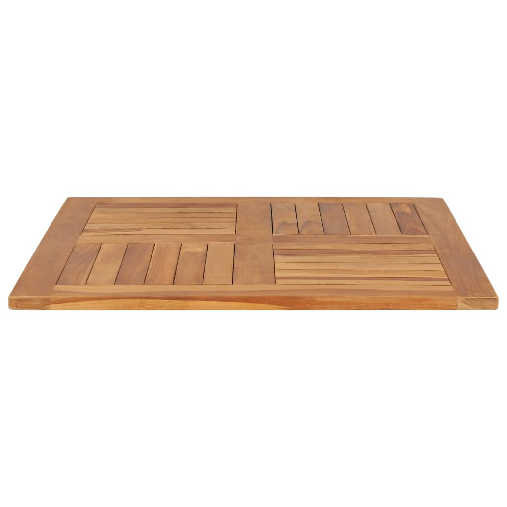 vidaXL Table Top Solid Teak Wood Square 31.5"x31.5"x1"