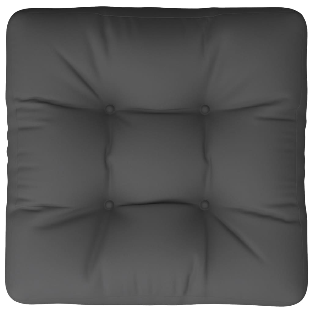 vidaXL Pallet Cushion Anthracite 23.6"x24.2"x3.9" Fabric