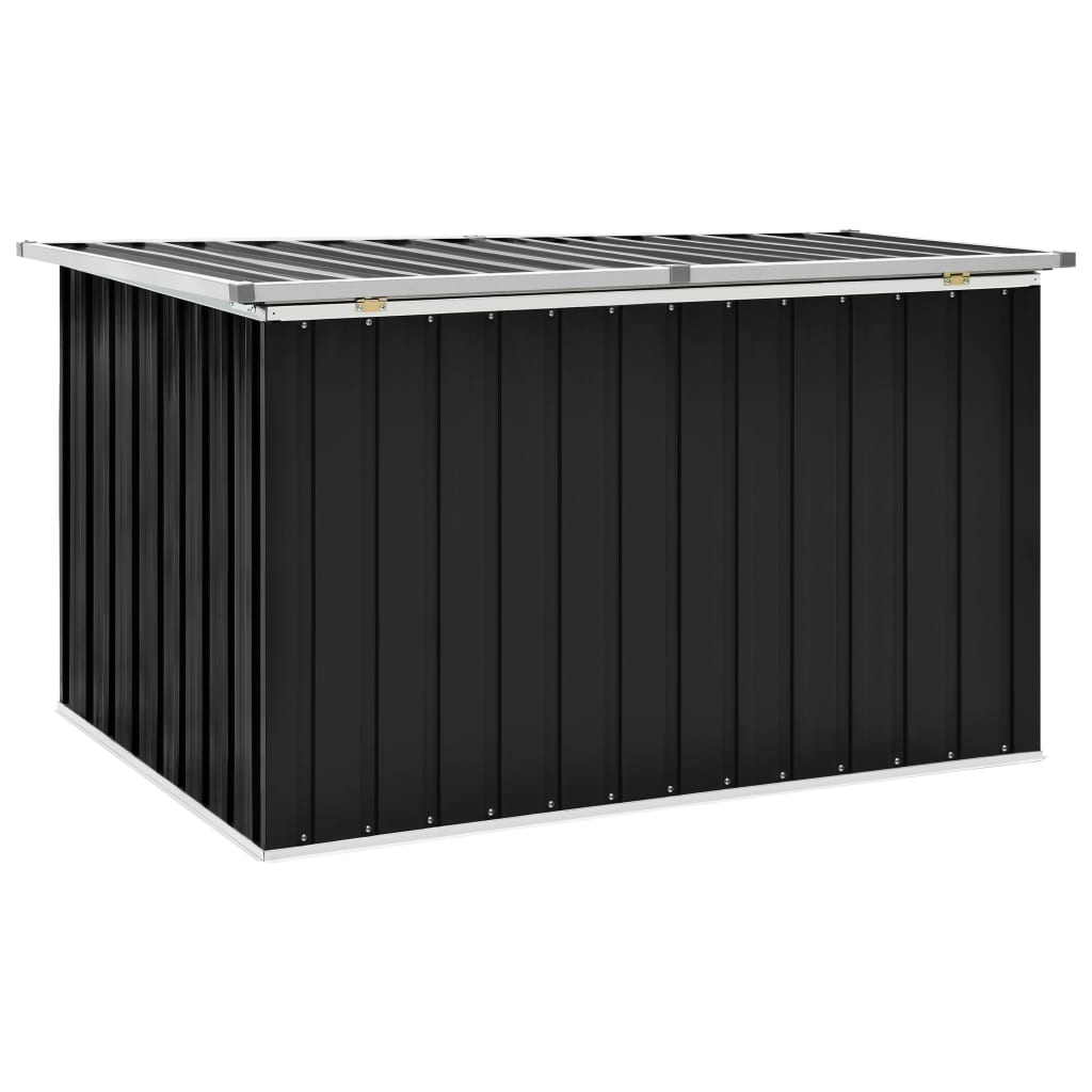 vidaXL Patio Storage Box Anthracite 58.7"x39"x36.6"