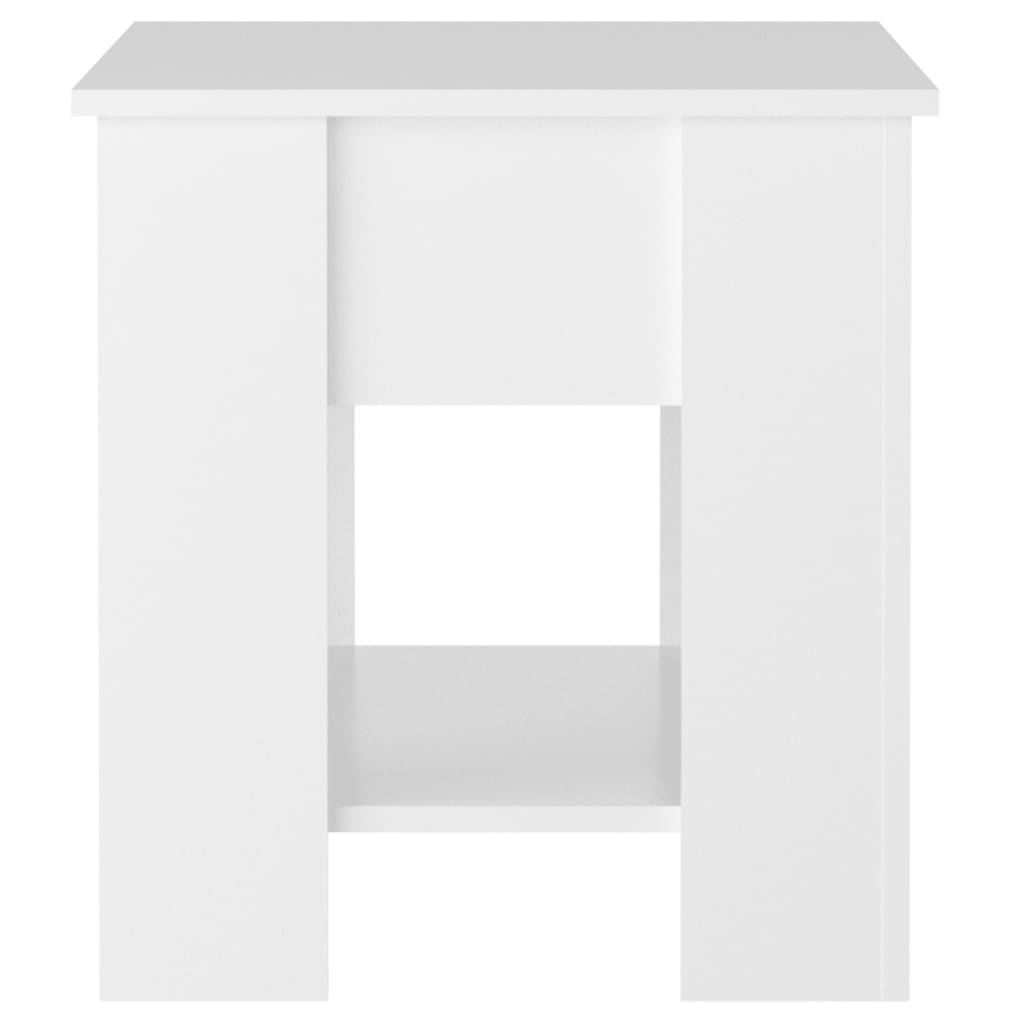 vidaXL Coffee Table High Gloss White 39.8"x19.3"x20.5" Engineered Wood