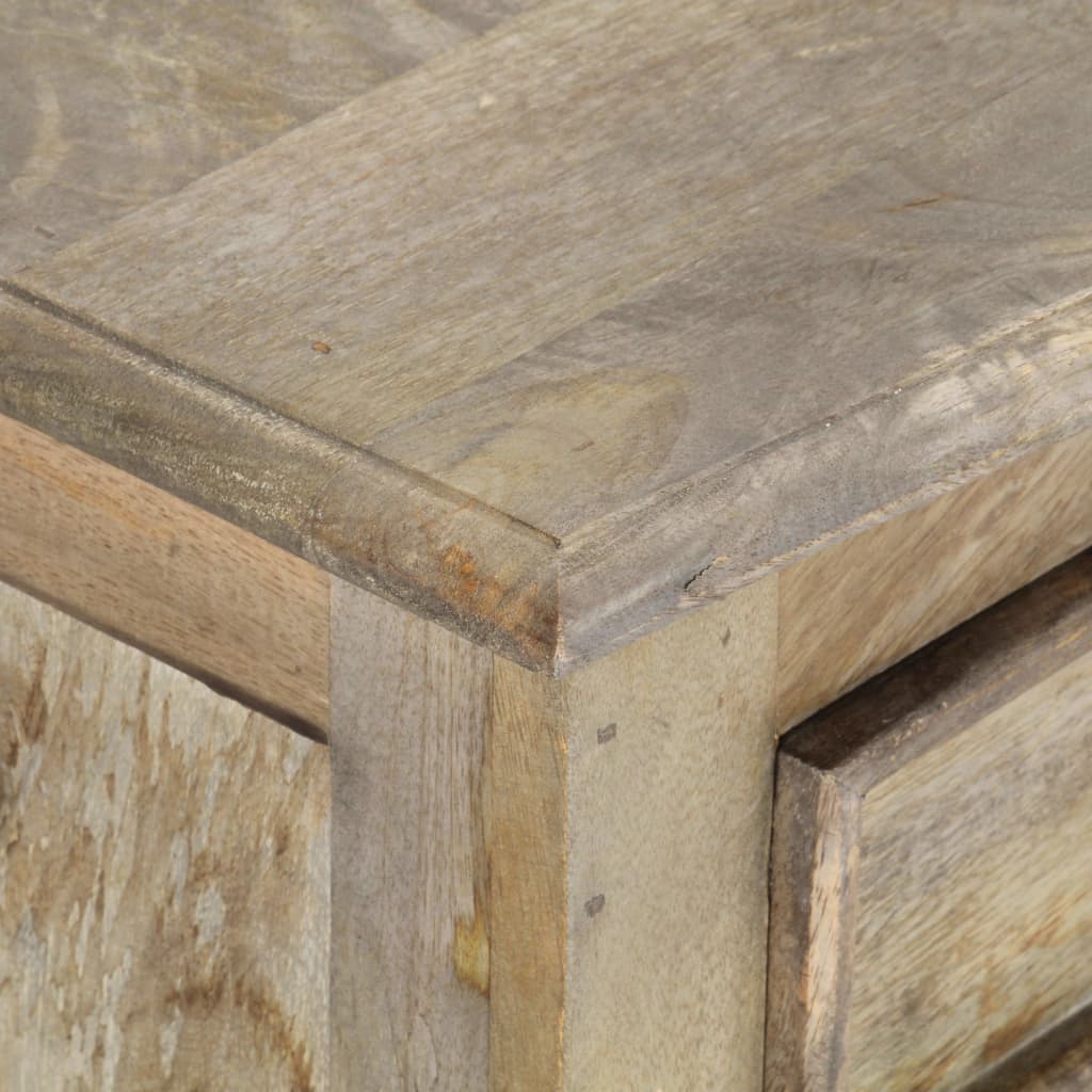 vidaXL Bedside Cabinet 15.7"x11.8"x21.7" Solid Mango Wood