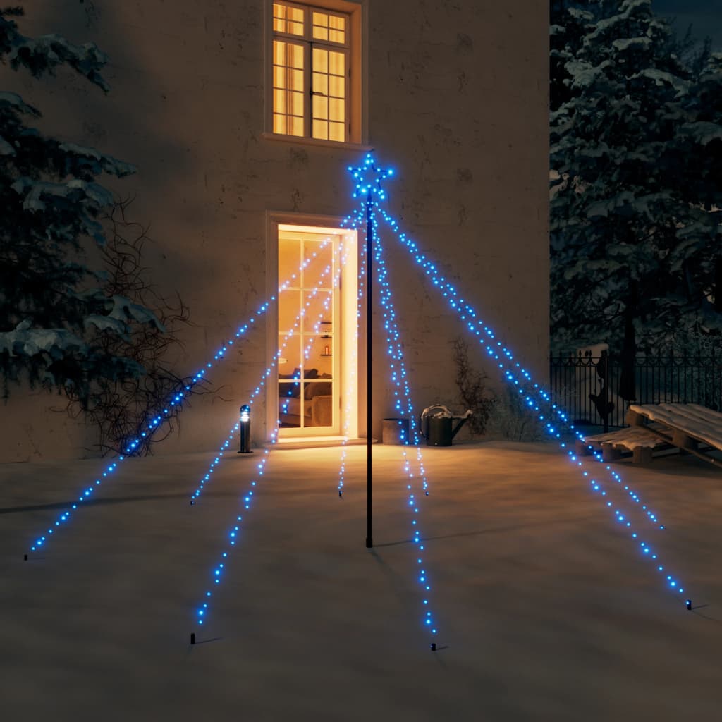 vidaXL Christmas Tree Lights Indoor Outdoor 400 LEDs Blue 8.2'